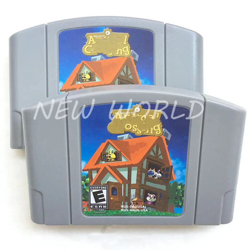 Животные рождественские английский Languae видео карточная игра картридж для 64 бит