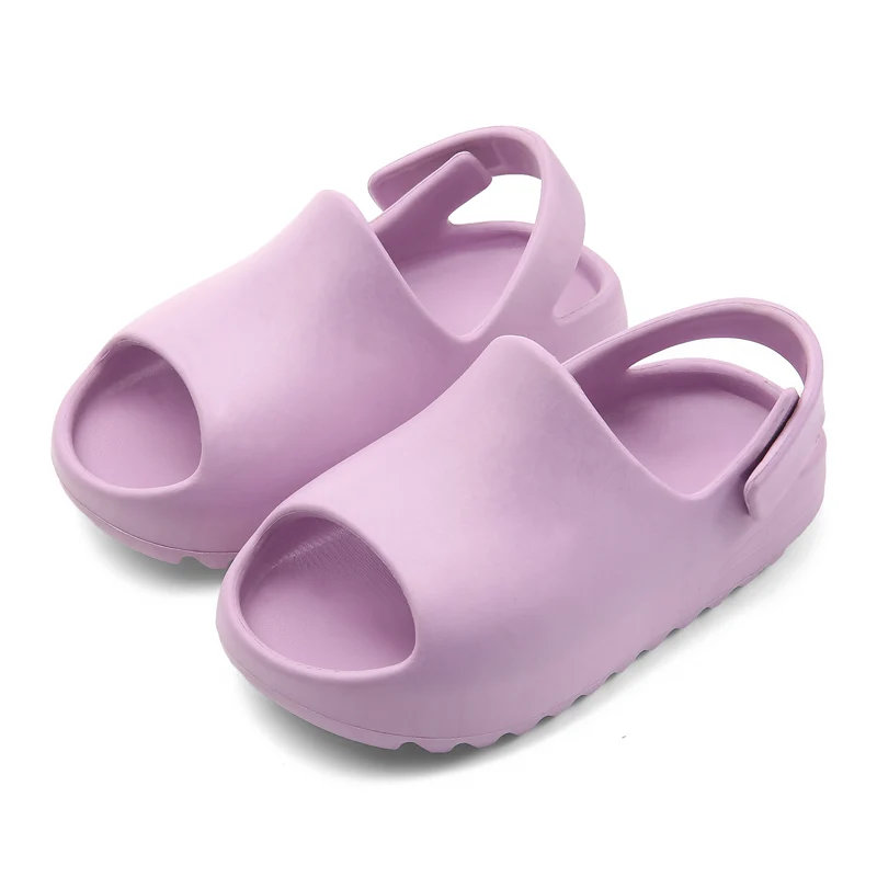 

Children's Sandals and Slippers Home Thick-soled Fish Mouth Boys and Girls Beach Outdoor Footwear 2021