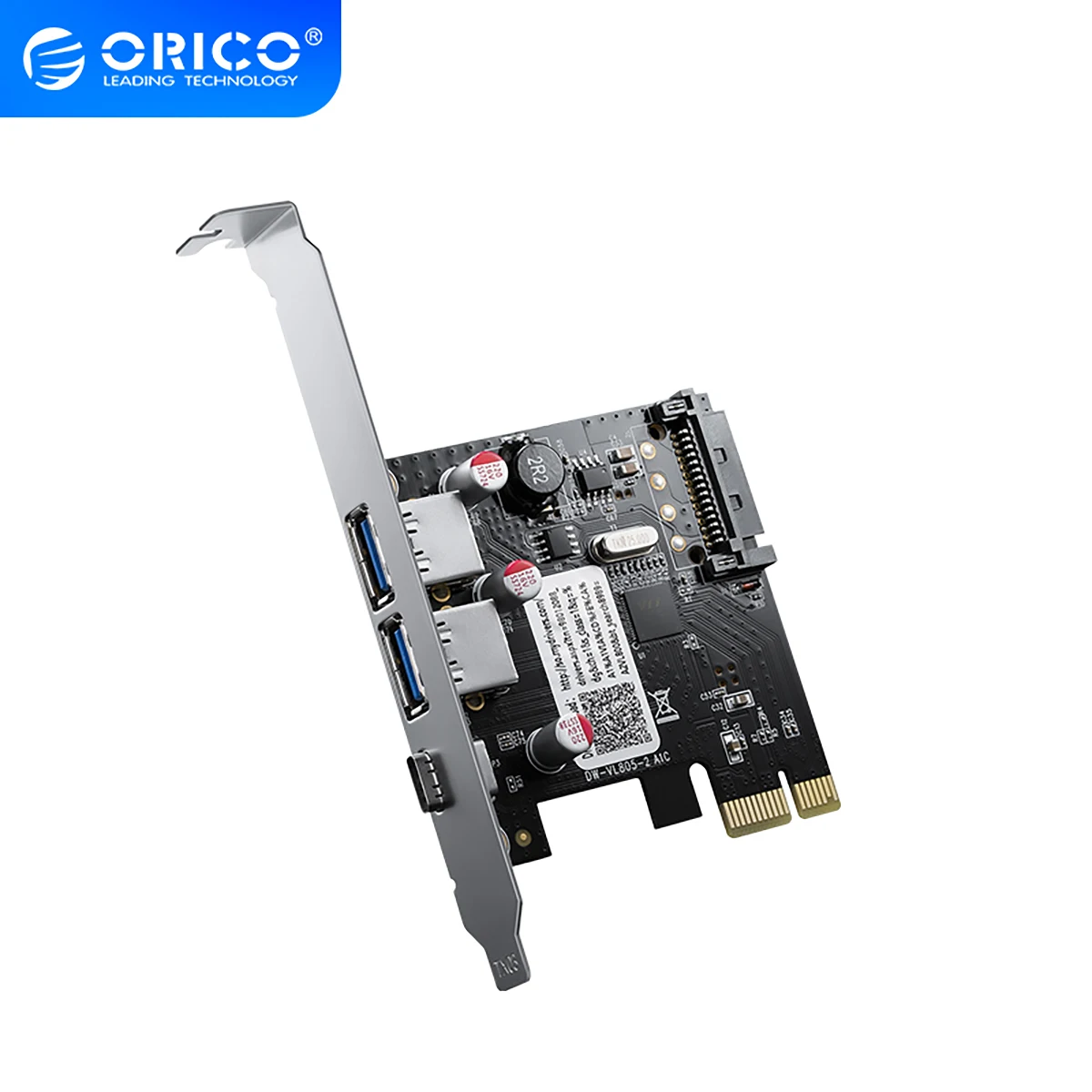 

ORICO USB3.0 PCI Express Expansion Card Type-c Port Gigabit Network Rj45 Expansion for Mac Windows Linux