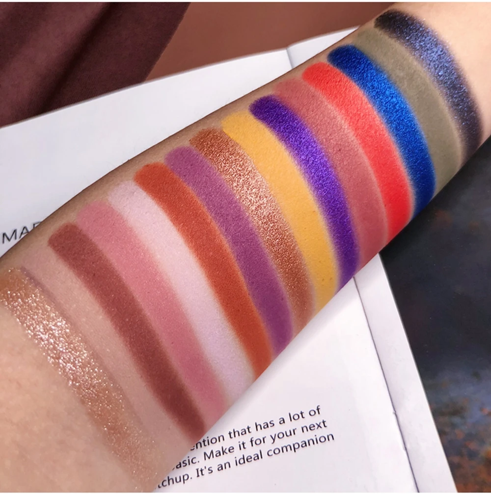 UCANBE gallinule 15 Colors Shimmer Matte Eyeshadow Glitter Eye Shadow Makeup Pallete Pigmented Long-Lasting Waterproof Cosmetics |