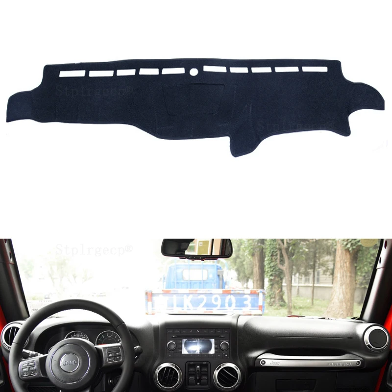 Противоскользящий коврик для приборной панели Jeep Wrangler JK 2007-2017 | Автомобили и