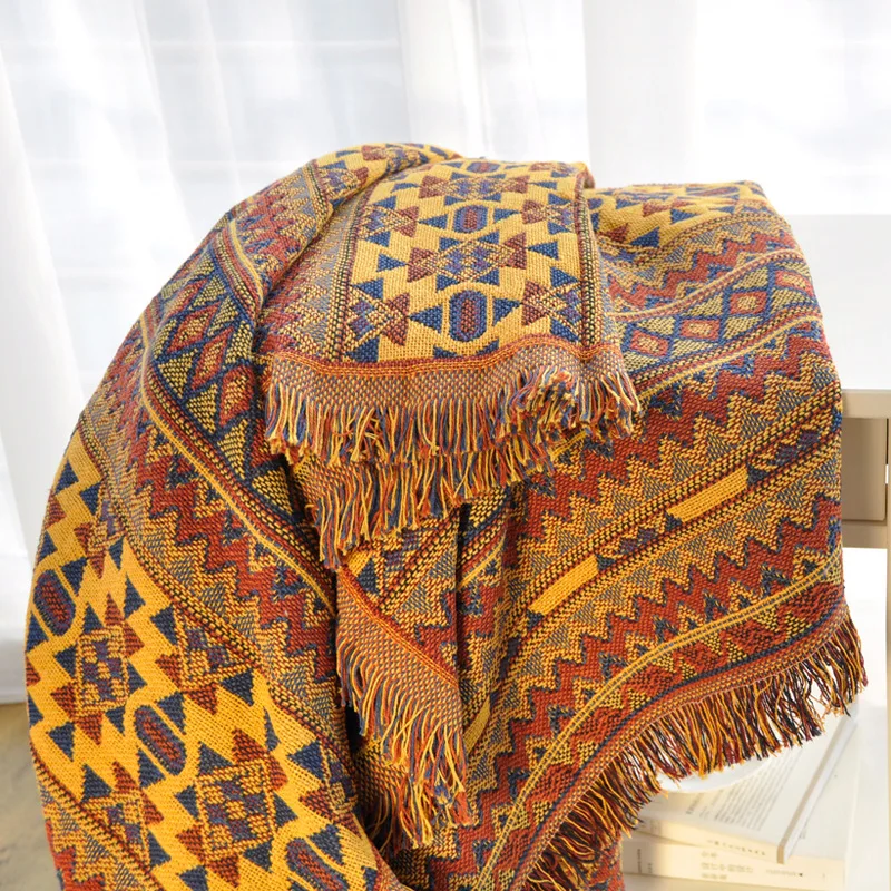 

1pcs decorative Sofa Blanket for Living Room Slipcover Knitted Thread Throw Plaid sofa towels sofa covers home textile almofadas