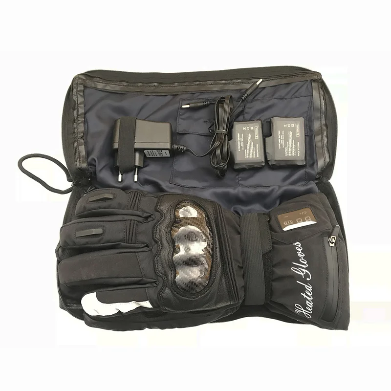 Перчатки нагревательные перезаряжаемые с аккумулятором на 2200 мА · ч | Спорт и