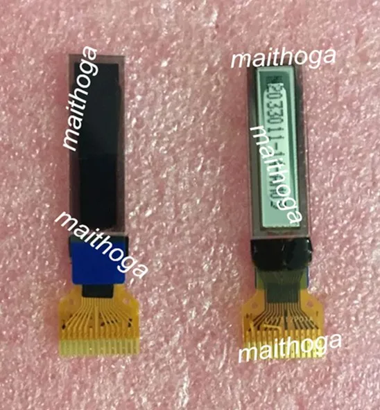 IPS 0 69 дюймов 14P/4P Белый OLED экран (плата/без платы) SSD1312 Драйвер IC 96*16 IIC интерфейс 3 В |