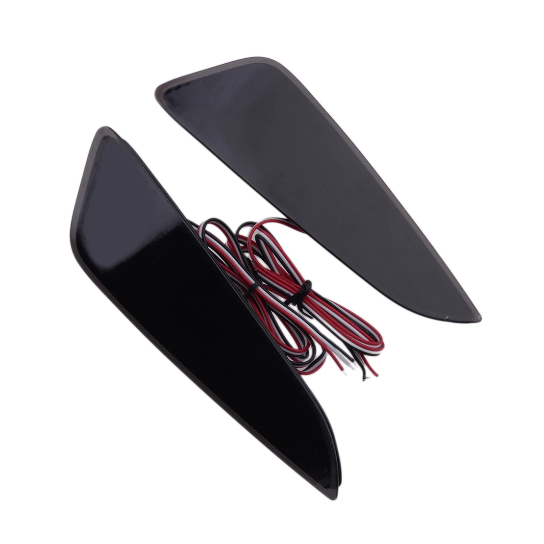 

CITALL 1 пара ABS черный Светодиодный отражатель заднего бампера противотуманный светильник для Toyota C-HR CHR 2016-2018 2019