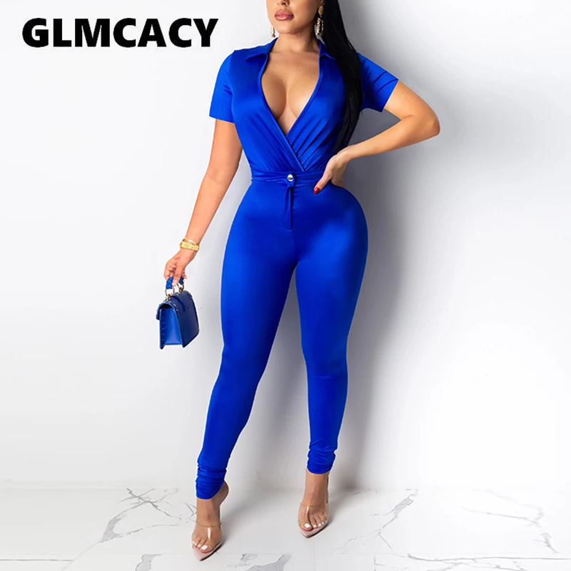 Женский комплект из двух предметов комбинезон с коротким рукавом и высокая талия