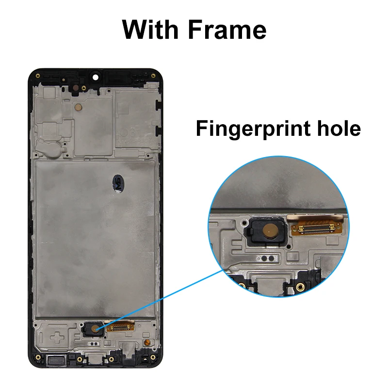 Pantalla t&aacute;ctil AMOLED de 6,4 pulgadas para m&oacute;vil, piezas de repuesto de digitalizador LCD para Samsung Galaxy A31, SM-A315F/DS, A315G/DS, A315N, A315-3