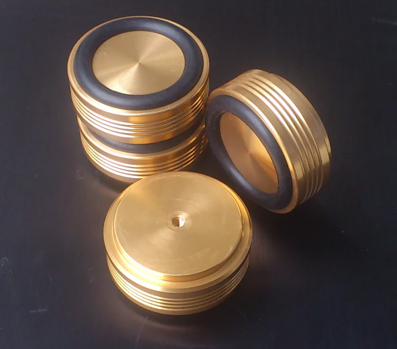 4 шт. 44*17 мм колонки из алюминиевого сплава усилителя изолирующая подставка