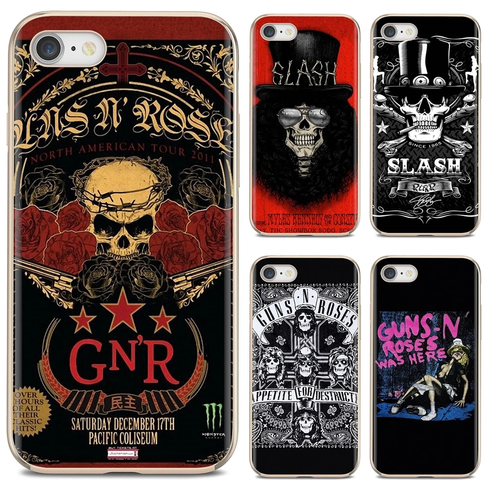 Силиконовый чехол для Samsung Galaxy A9 A8 Star Lite A3 A5 A7 A6 Plus 2018 2015 2016 2017 Band-Guns-N-Roses-Cross-GNR |