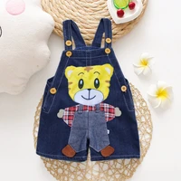 ienens kids baby jumper boys girls clothes pants denim shorts jeans overalls toddler infant jumpsuits clothing trousers