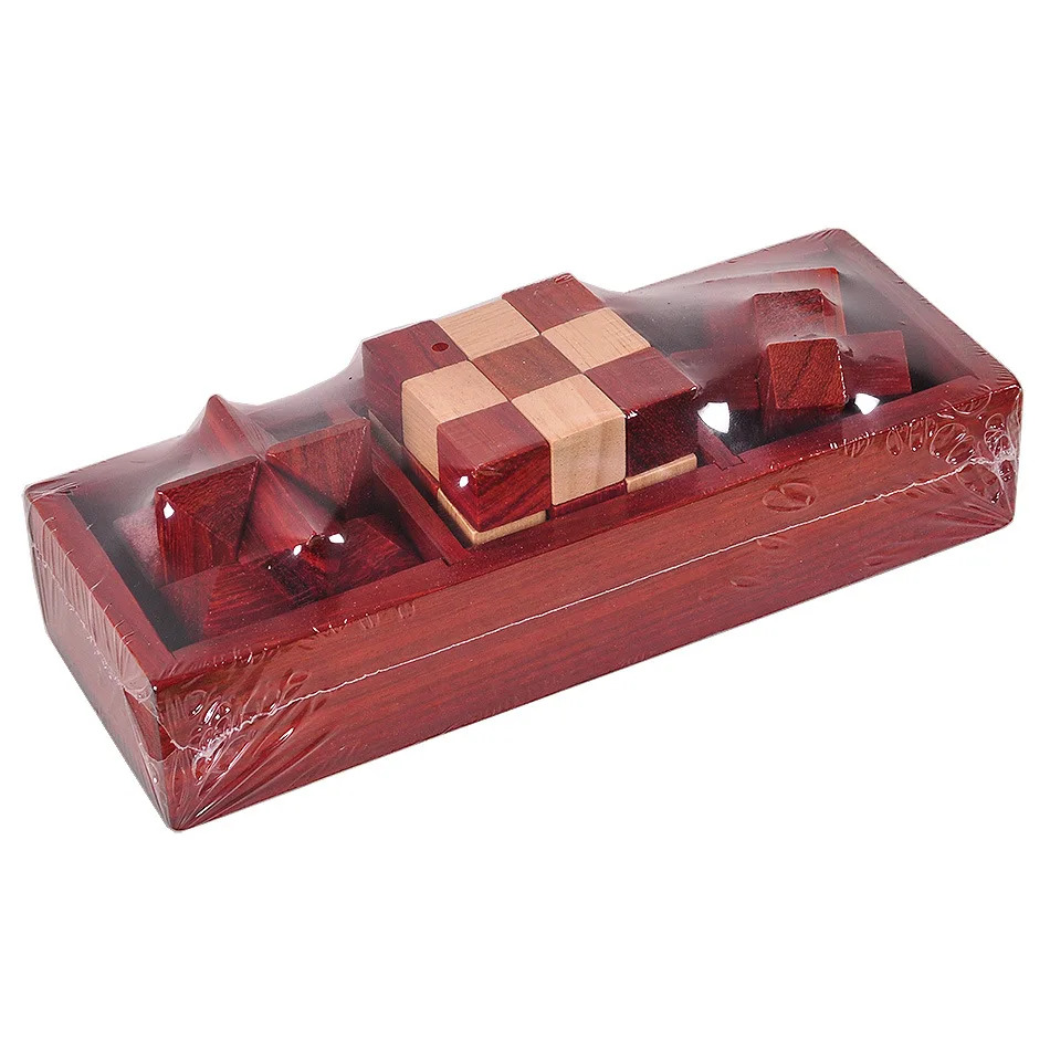 High Quality Early Educational Toys New Design Kong Ming Lock 3D Wooden Interlocking Puzzles Game | Игрушки и хобби