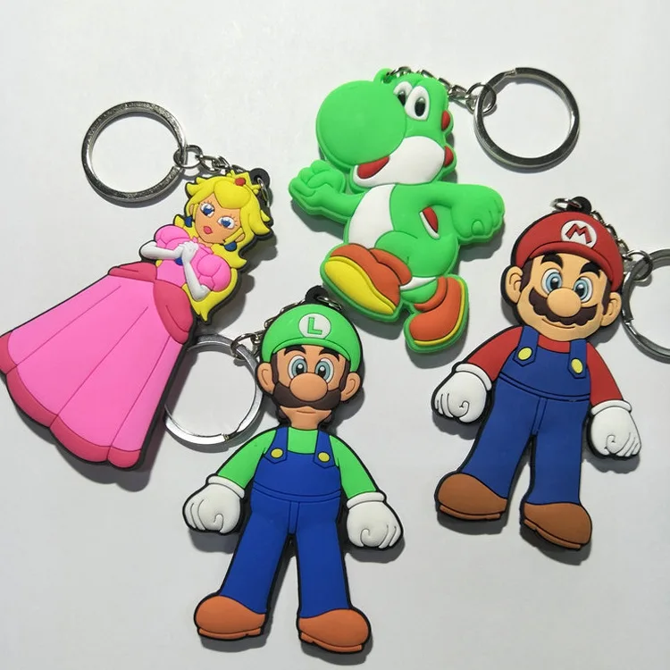 

Cartoon Figure Key Chain PVC Anime Key Ring Kid Mini Toy Pendant Keychain Children Key Holder Xmas Gift Backpack Pendant Kid Toy