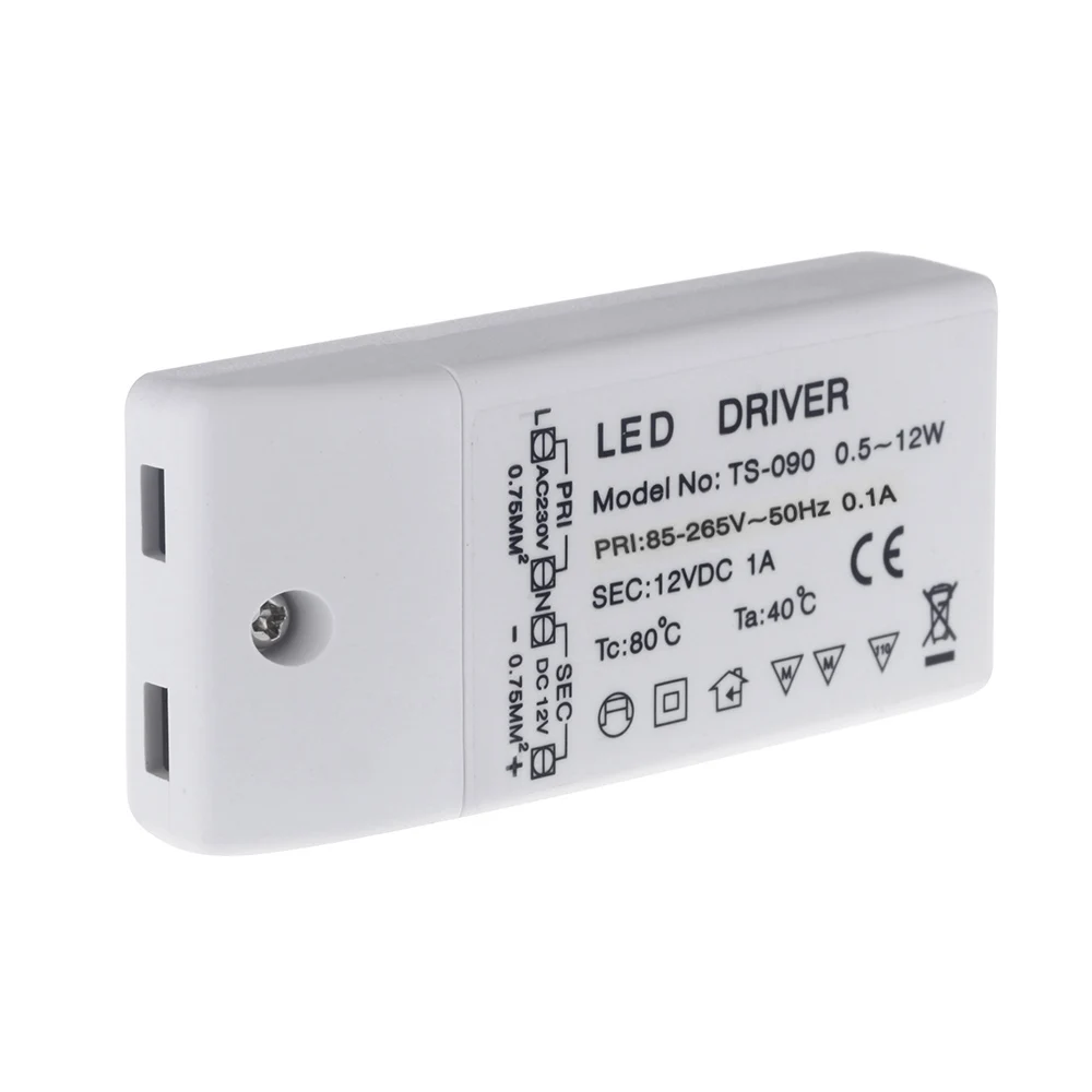 AC85 265V переменного тока в постоянный 12В SMD светодиодный драйвер Мощность