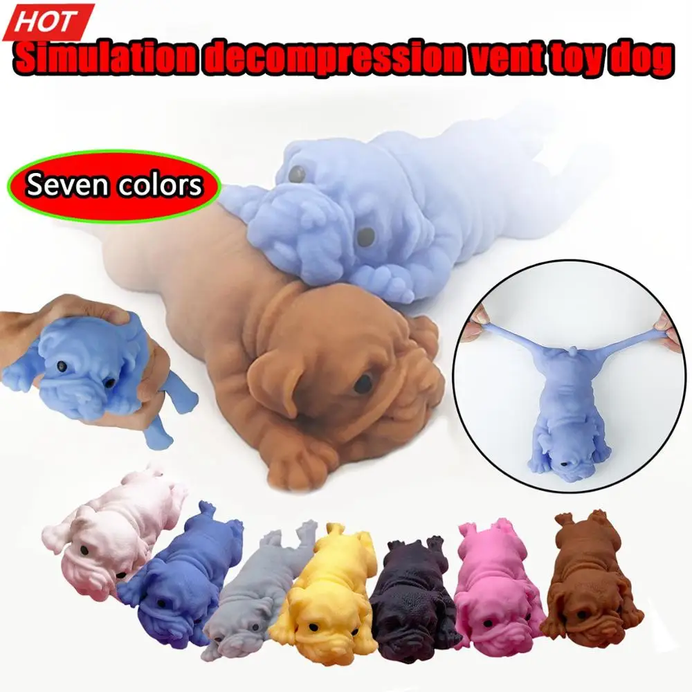 

Новинка, креативная имитация, Свинка для щенка, снимающая давление, сжимаемая игрушка для снятия стресса, игрушка для собак для мужчин и жен...