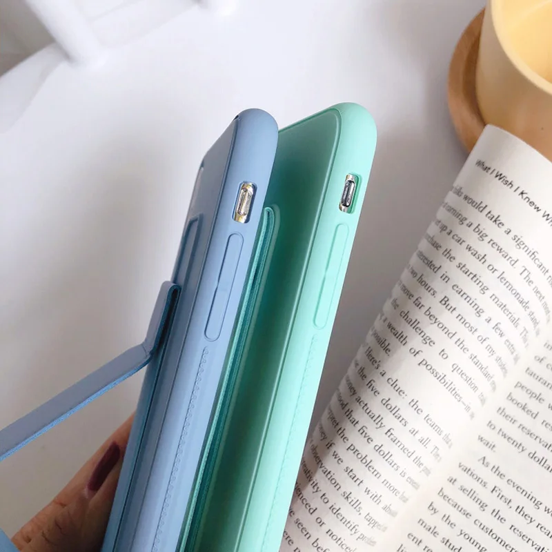

Magnetic Attraction Standing Strap For iPhone Case For iPhone 11 Pro 12 Max XR X XS Max 7 8 Plus Mini Bumper Back Cover