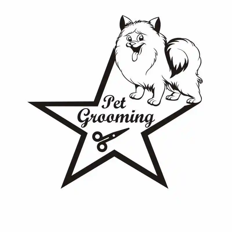 Pet Shop виниловая наклейка на стену сексуальная девушка с надписью собака салон Уход за лошадьми Настенная Наклейка для домашнего декора