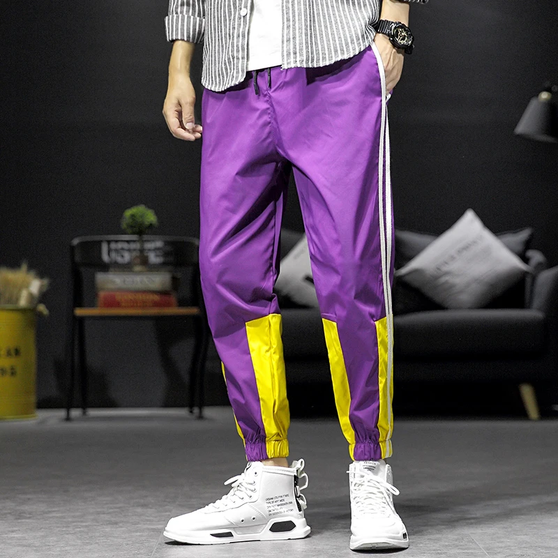 

Spring and summer men's nine-point pants men's large size casual pants boys students Korean pants trend high-quality Harem pants