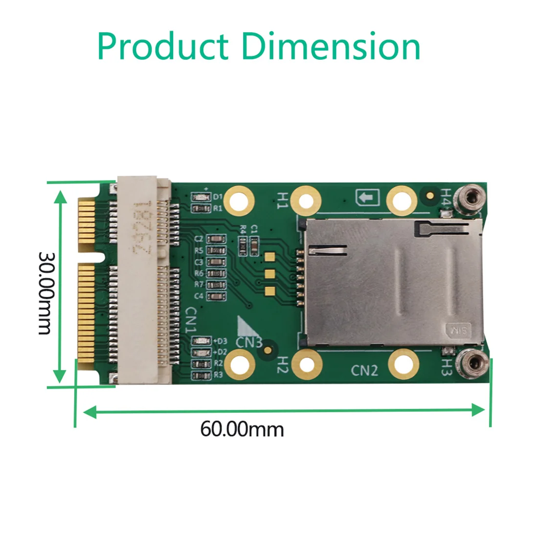 Мини адаптер PCI E mPCIe w слот для SIM карты модуля 3G 4G удлинитель слота USIM LTE WWAN GPS