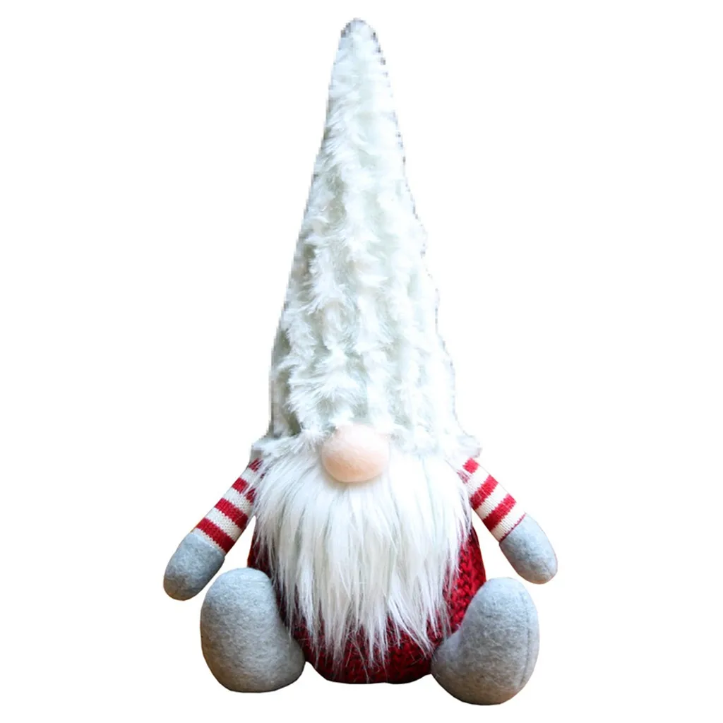 Handmade Swedish Stuffed Toy Santa Doll Gnome Scandinavian Tomte Nordic Dwarf Elf Home Ornaments Christmas Navidad #4 | Дом и сад