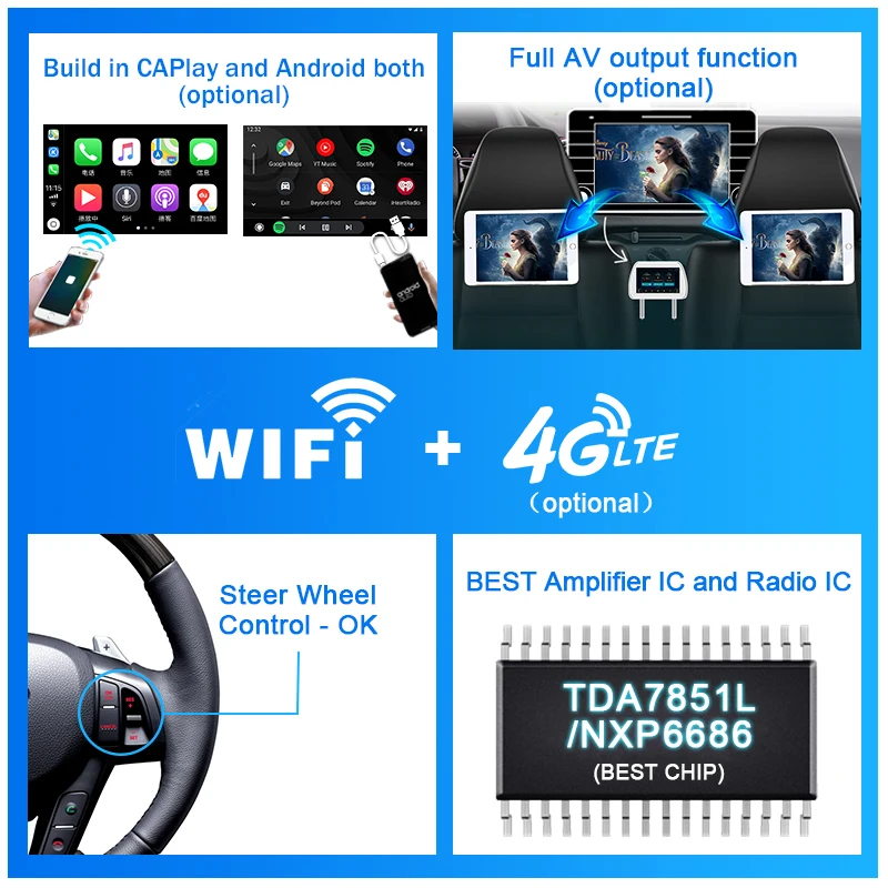 магнитола 2 din андроид Android 10 автомагнитола радио PX6 для Subaru WXR Forester Impreza 2007-2015 Авто