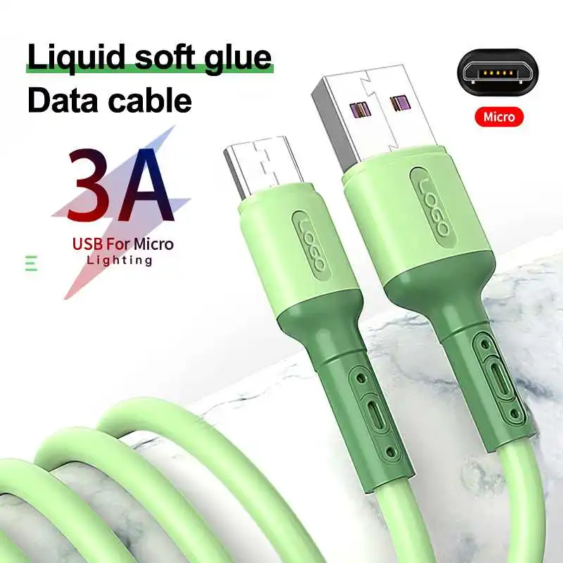

Micro USB Cable Fast Charging Cable 3A USB Cable For Samsung Huawei Xiaomi Micro USB To USB Charger Mobile Phone Cord Wire
