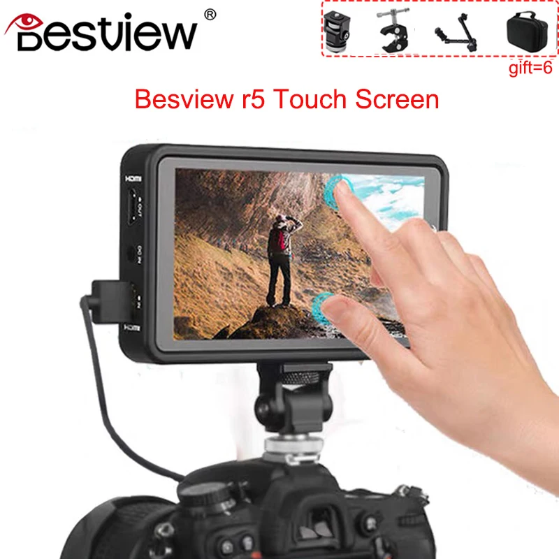Монитор Desview Bestview R5 с сенсорным экраном HDR 3D LUT DSLR 4K 5 дюйма Full HD 1920x108 0 IPS дисплей