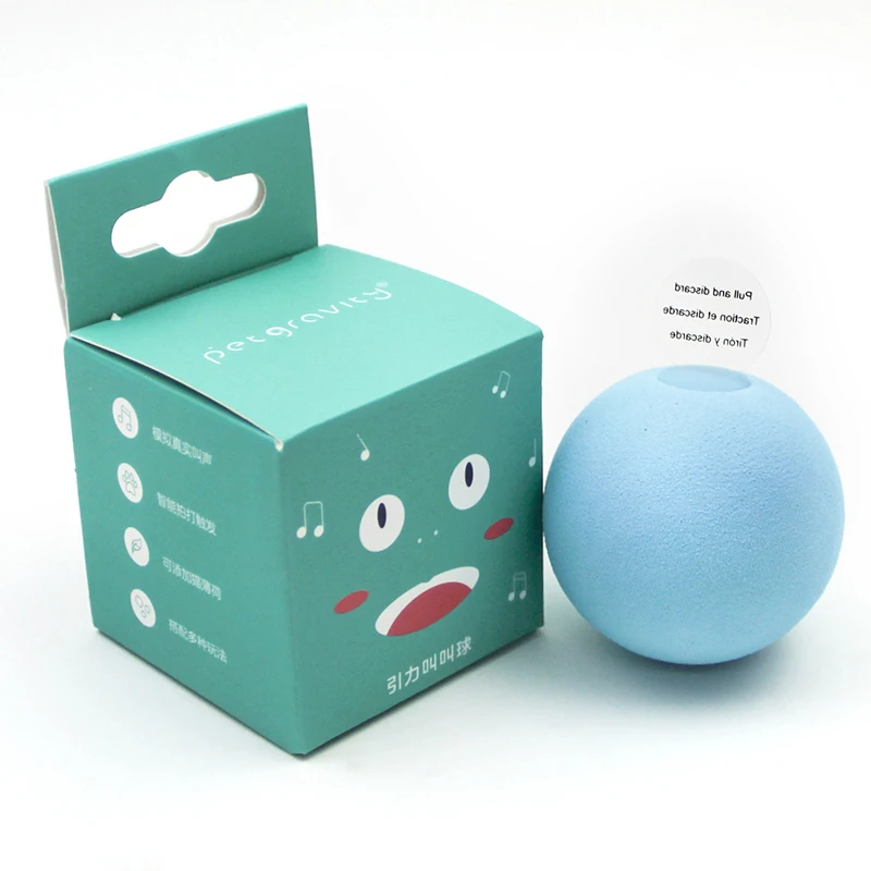 

2021 Newest Pet Supplies Gravity Ball Insect Calling Cat Toys Wool Ball Sounding EVA style Cats Hot Interactive Toys Catnip Toys