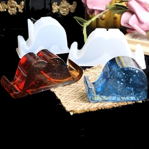 Держатель для мобильного телефона держатель УФ-отверждаемая эпоксидная смола ручной работы мобильный телефон подставка качели силиконовые формы ремесла Инструменты для изготовления украшений