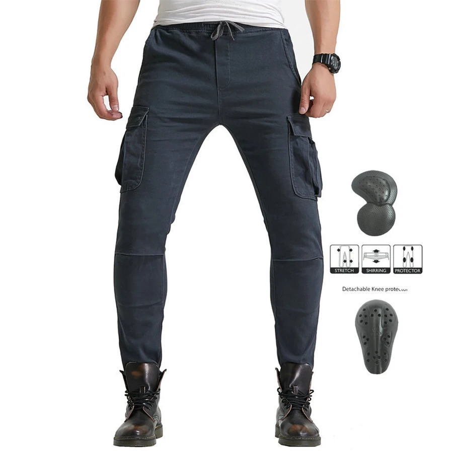 Мотоциклетные джинсы всесезонные серые черные болотные зеленые уличные