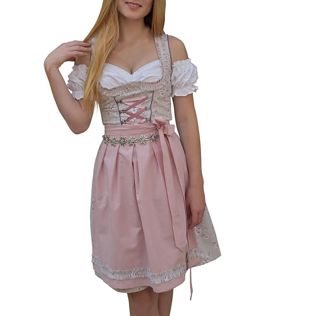 HSU 2019 горячая Распродажа пивной фестиваль женское сексуальное платье с цветочным