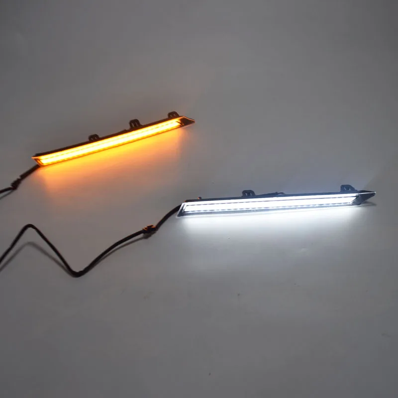 Желтый указатель поворота PMFC автомобильные светодиодсветодиодный дневные