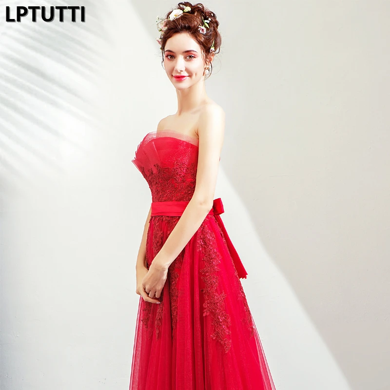LPTUTTI Embroidery Lace New For Women Elegant Date Ceremony Party Prom Gown Formal Gala Events Luxury Long Evening Dresses | Свадьбы и