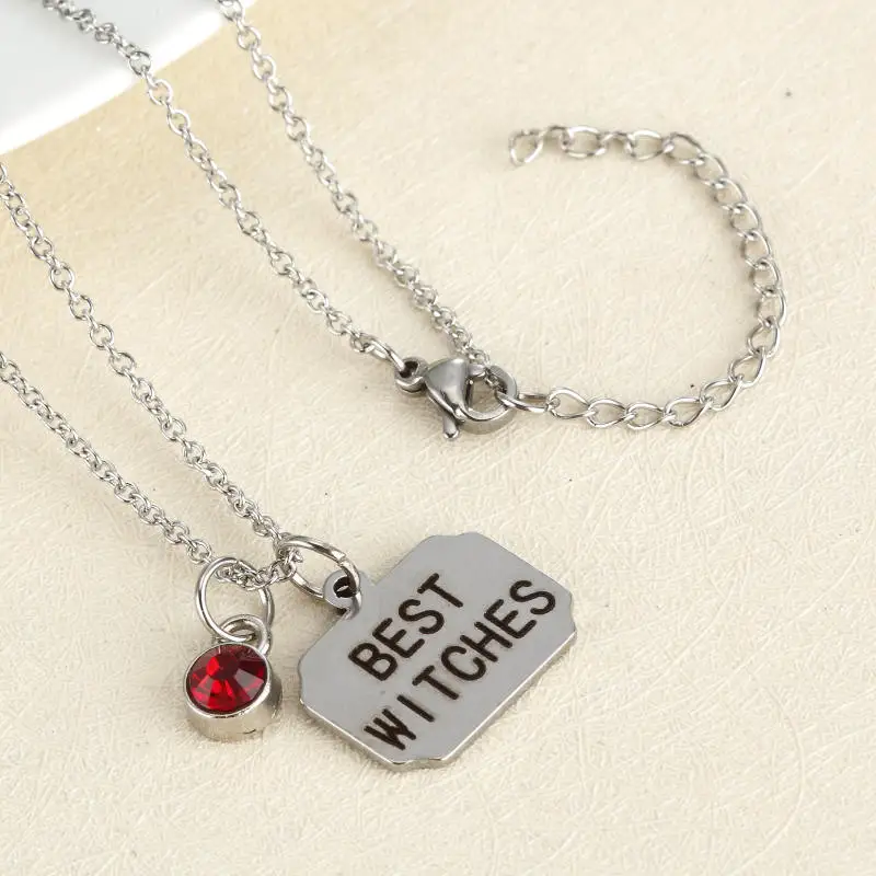 316L из нержавеющей стали лучший ведьмы на Хэллоуин Рождественское ожерелье
