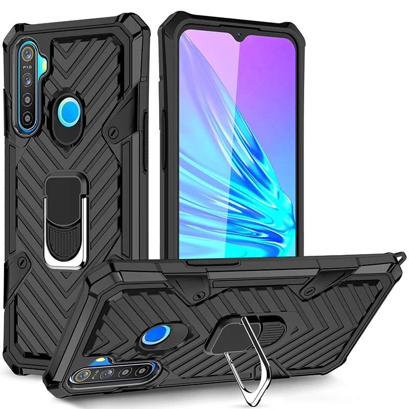 Противоударный чехол для Realme C15 6 C1 C3 C11 5 5i 5S 6i Armor OPPO A5 A9 2020 A31 A8 A11k чехол|Бамперы| |