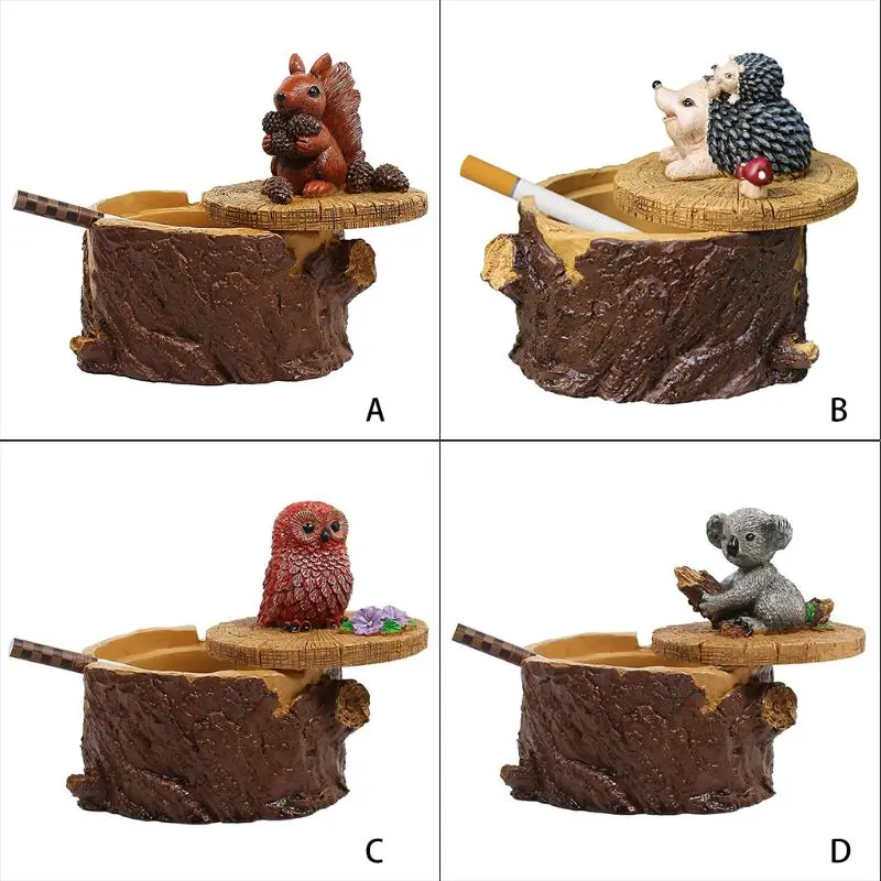 

Unique Resin Squirrel Animal Smoke Cigarette Ashtray Decoration Creative Ashtray