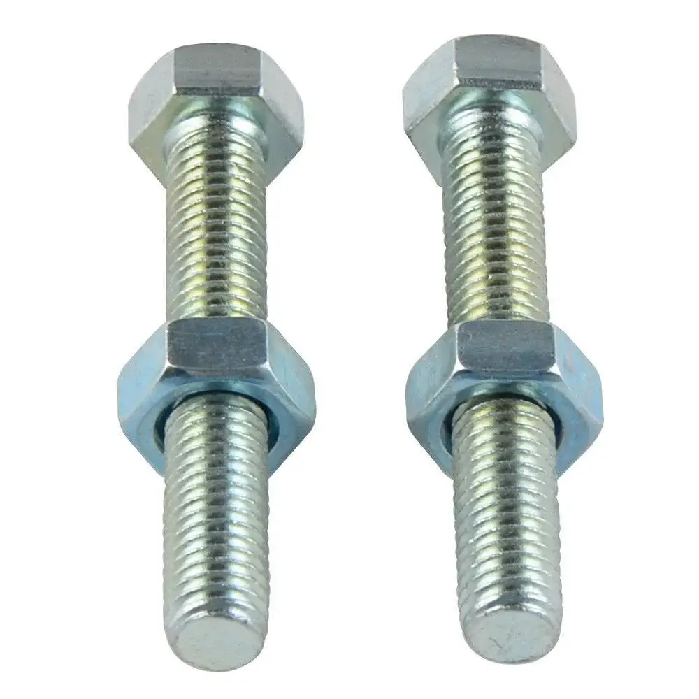 1 пара Болтов регулировки задней цепи M8x50 для Kawasaki KX KX85 01-18 KX125 KX250 1988-2008 болты