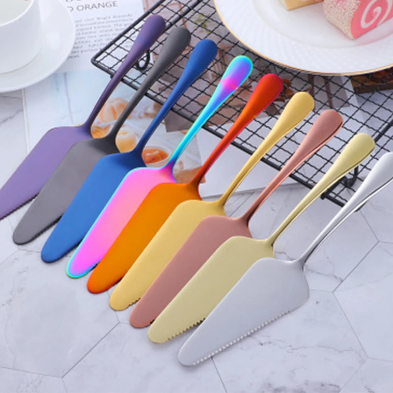 

Stainless Steel Cake Shovel Pizza Cheese Knife Cream Spatula Light Weight Removable Cake Knife Home Kitchen Baking Pastry Tools