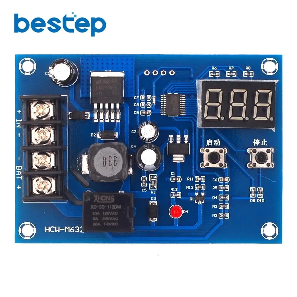 Модуль управления зарядным устройством светодиодный цифровой дисплей для