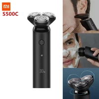 xiaomi mijia s500cs500 electric shaver razor for men beard hair trimmer rechargeable 3d head dry wet shaving washable dual blad