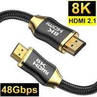8k hdmi cable for sony ps5 hdmi cable 8k60hz 4k120hz audio cable for tv mi box hdmi2 0 4k60hz hdmi 2 1 8k switch ps4 hdmi2 1