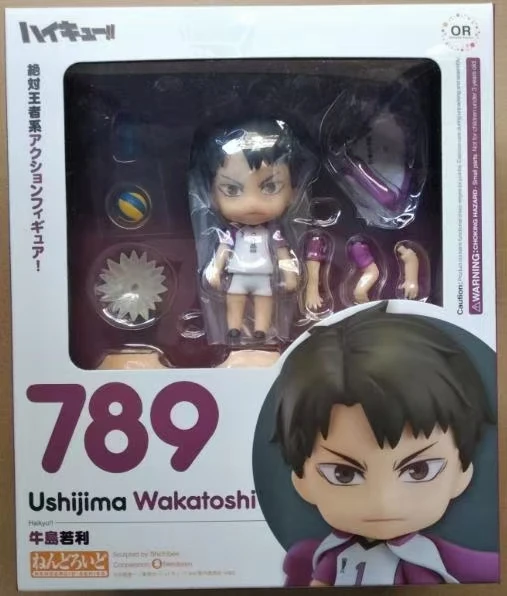 

Haikyuu Ushijima Wakatoshi 789# PVC Action Figure Haikyuu Anime Wakatoshi Cute Model Toy Figurine 100mm