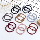 Резинка для волос женская, эластичная, однотонная, 10 шт.лот