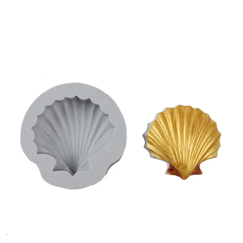 

New Hot Sale Clam Shell Silicone Mold for Fondant Cake Decor Cupcakes Sugarcraft Cookies Candies Cards and Clay Bakeware Tools