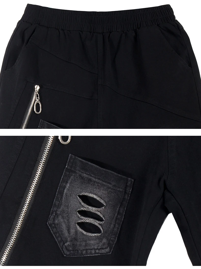 

Ripped Jeans Women Korean Fashion Clothing Harajuku Lady Straight Pants Designer Female Denim Trousers Outfits Pantacourt Black