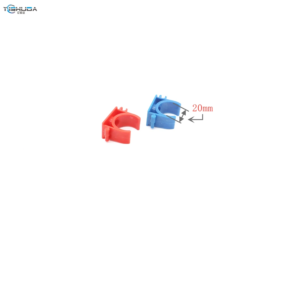 SONGZHI PVC-U red and blue pipe clamp forced code line fittings electrician U-shaped wall card genuine | Обустройство дома