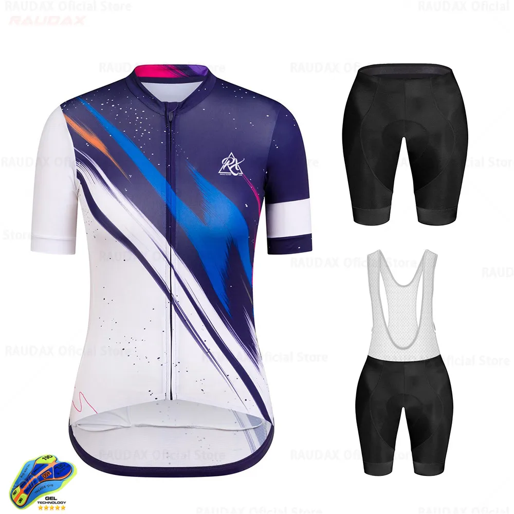 Женская одежда для велоспорта Raudax 2020 Женский комплект из Джерси горных