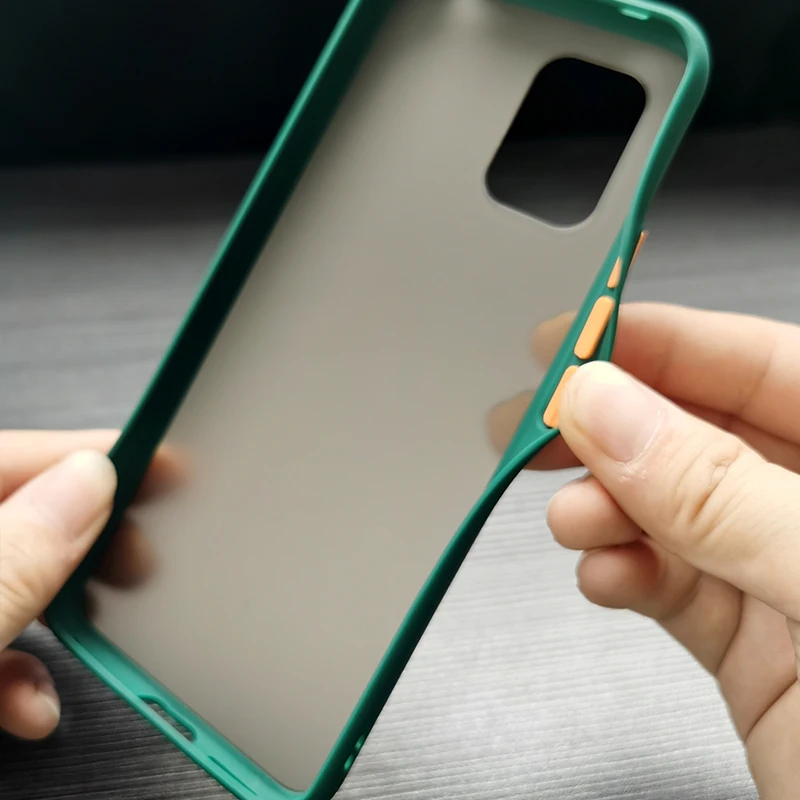 Чехол для Xiaomi Mi 10 lite Youth 5G Note Lite противоударный Жесткий ПК Задняя Крышка