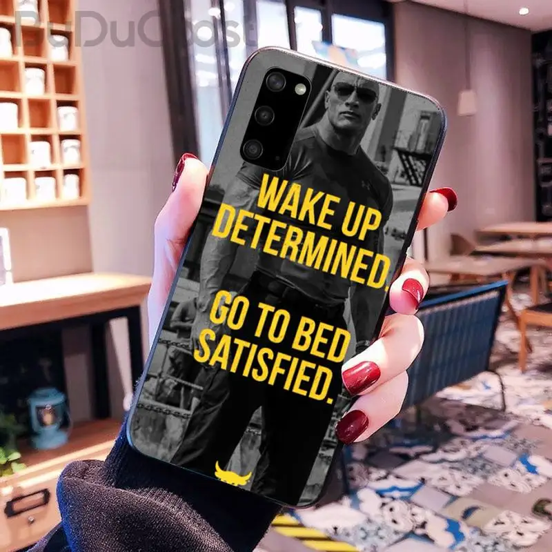 

Riccu The Rock Dwayne Johnson ua Phone Case for Samsung S20 plus Ultra S6 S7 edge S8 S9 plus S10 5G