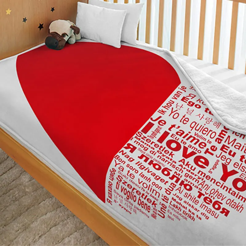 OIMG коралловый флис с 3D принтом толстая шерсть для сохранения тепла от шаров