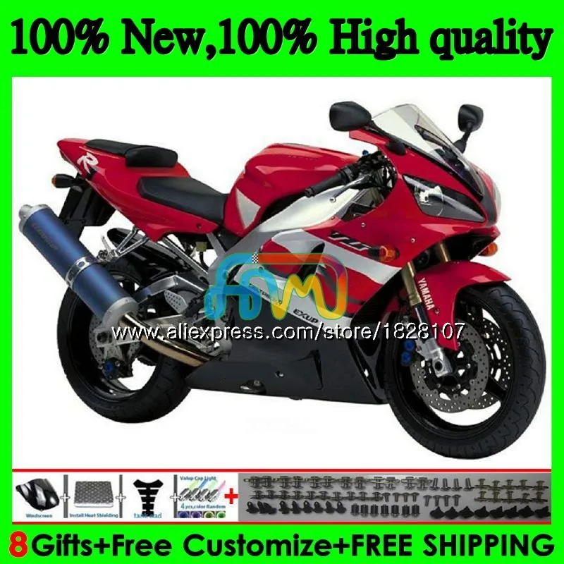 

Factory red Body Kit For YAMAHA YZF 1000 YZF R 1 YZF-1000 YZFR1 00 01 121BS.72 YZF R1 1000CC YZF1000 YZF-R1 2000 2001 Fairings